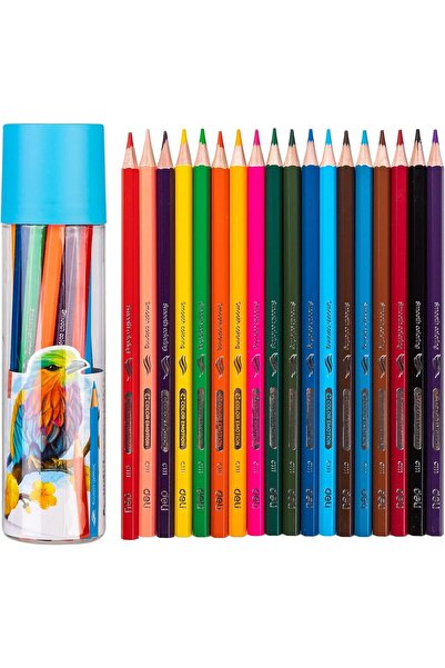 Deli الوان خشب علبة معدن 36 الوان