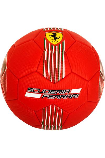 Ferrari Soccer Ball Size 5 - Machine-Stitched Construction, PVC Material, Perfect for Teenager and A