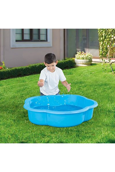 Dolu Sand & Water Play Pit Set with Accessories - For Ages 1+ Years Old - Blue