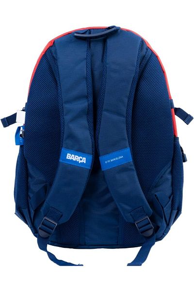 Barcelona FCB Barcelona Stylish Students Backpack with 2 Main Compartments and 2 Side Pockets, 18-Inch Size, B