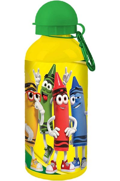 LOL L.O.L Crayola Aluminium Water Bottle with a Hook for Kid, 600 ml Capacity