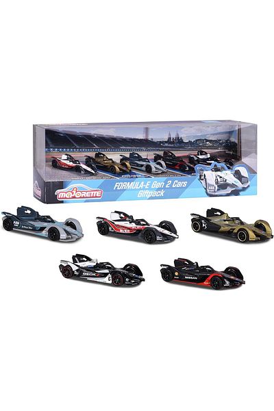Smoby Majorette Formula-E Gen 5 Pieces Cars Set - For Age 3+ Years Old