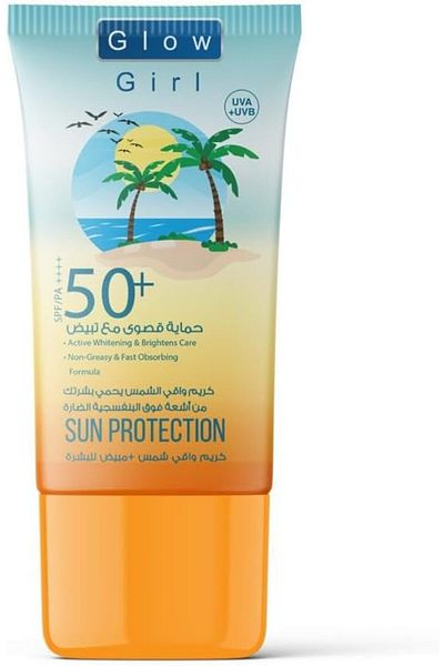 GLOW GİRL Glow girl Sunscreen Cream Protects Skin From Harmful UV Rays 100g