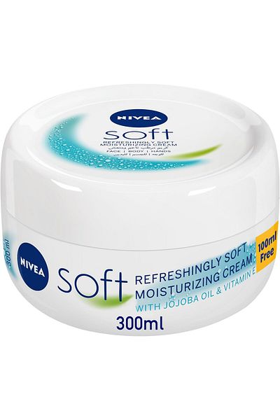 NIVEA Moisturising Cream, Soft Refreshing, Jar 300ml