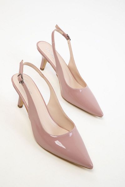 SOHO Lachsfarbene Lackleder Damen Klassische Schuhe mit Absatz 20424