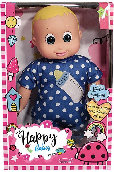 Dimian دمية هابي بيبيز للتدريب على المشي