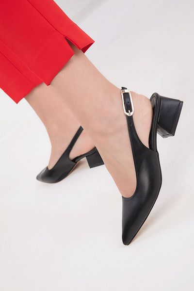 SOHO Black Women's Classic Heeled Shoes 20421