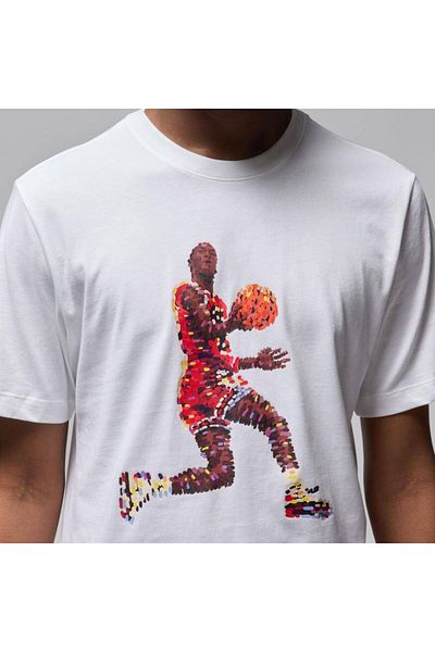JORDAN M J FLT ESS GFX SS – Rundhalsausschnitt-Sweatshirt