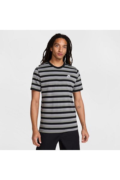 Nike M Nsw Tee Club Stripe Sp25 - Black