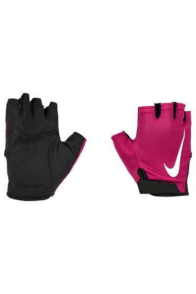 Nike W Gym Essential Fg 2.0 - Vivid Pink/Black/White L - Slide Short Sleeve Fitness Hike