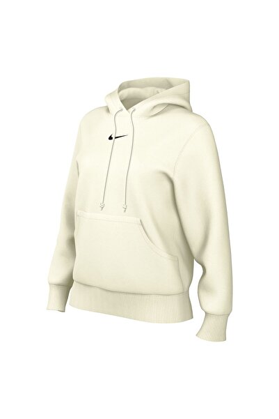Nike W Nsw Phnx Flc Std Po Hoodie - Sail(Black)