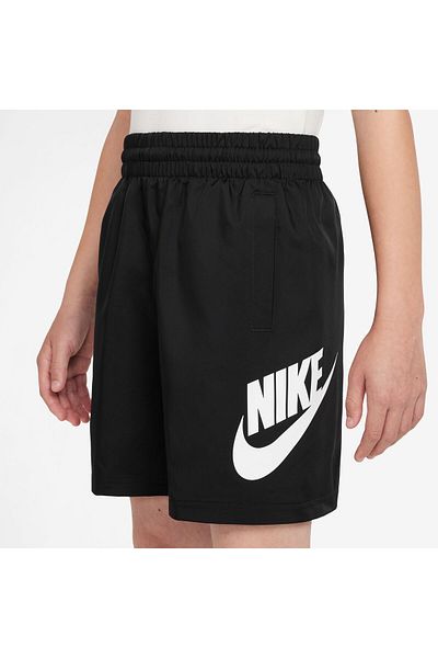 Nike K Nsw Club Wvn - 6 Inch Short Hbr Fabric - Black(White)