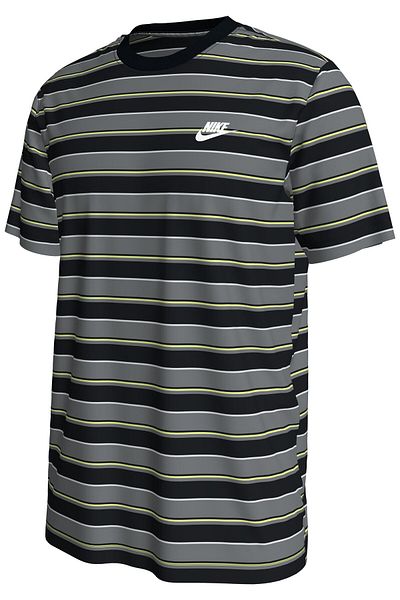 Nike M Nsw Tee Club Stripe Sp25 - Black