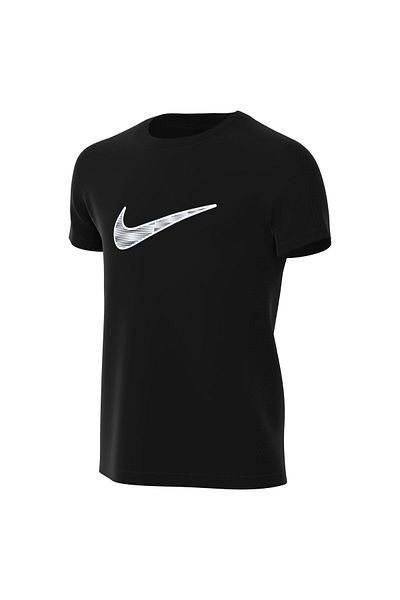 Nike K Nk Df Trphy23 Ss Top Gx - Black and White