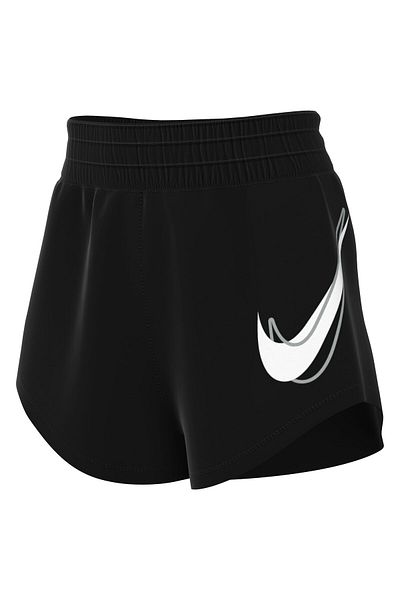 Nike W Nk One Swh Hb Df Mr Br Srt - Black