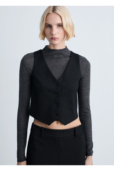 MANGO Woman WAISTCOAT HUNT