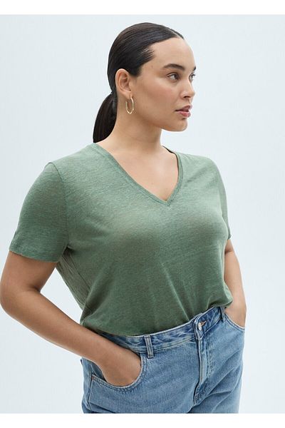 MANGO Woman T-SHIRT LINITTO