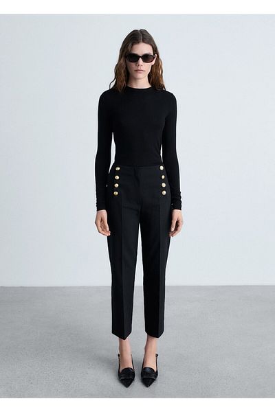 MANGO Woman TROUSERS BOTONES