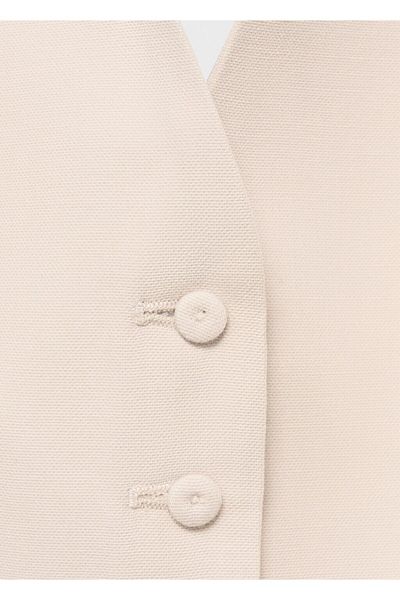 MANGO Woman Waistcoat miso
