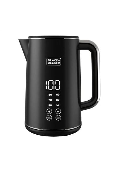 Black&Decker JCD200-B5 غلاية رقمية مزدوجة الجدار سعة 1.7 لتر