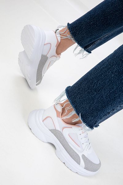 SOHO White-Powder Women's Sneaker 20413