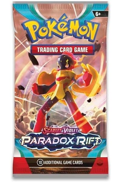 Pokemon بوكيمون TCG Scarlet & Violet Paradox Rift 1 × حزمة معززة