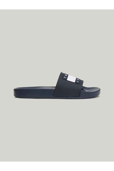 Tommy Hilfiger Men's Navy Blue Beach Slippers - Tommy Jeans Pool Slide Ess