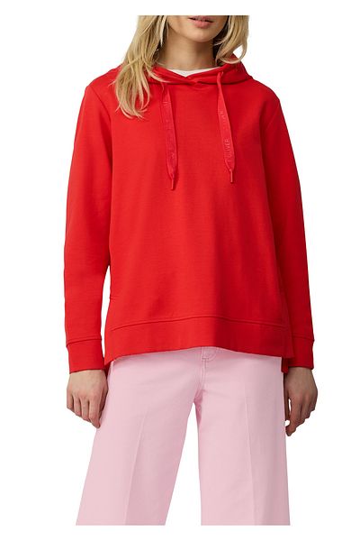 s.Oliver Bequem geschnittenes Sweatshirt – lang, geknöpft, lässig