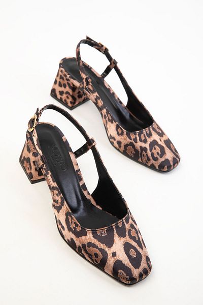 SOHO Klassische Damenschuhe mit Absatz und Leopardenmuster 20398