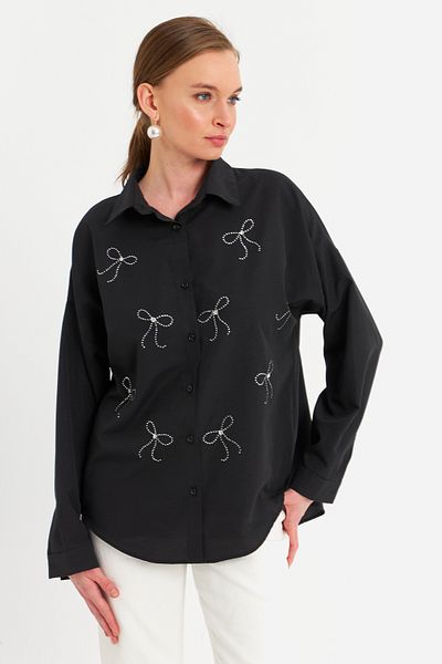 Cool & Modest Cămașă Black Stone pentru femei MZER426