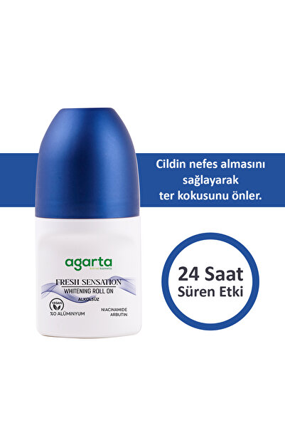 Agarta Ter Kokusu Önleyici 24 Saat Etkili Beyazlatıcı Erkek Fresh Sensatıon Roll-on 50 ml