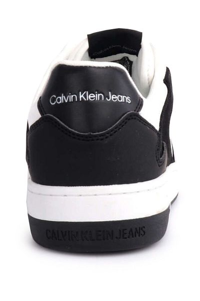 Calvin Klein Logo Kožené tenisky YM0YM0088401W Pánské BOTY YM0YM00884 01W