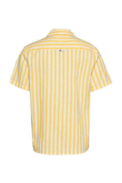 Tommy Hilfiger Erkek Tjm Stripe Linen Gömlek