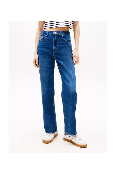 Tommy Hilfiger LAYLA HR SLIM STR Bi0152 - Bluză tricotată cu mâneci scurte