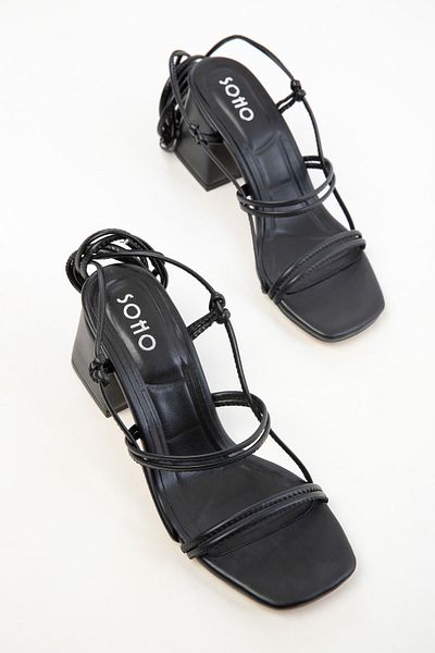 SOHO Black Women's Classic Heeled Shoes 20281