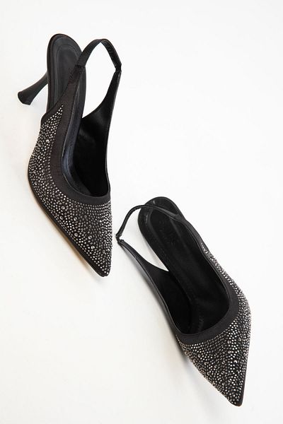 SOHO Black Women's Classic Heeled Shoes 20444