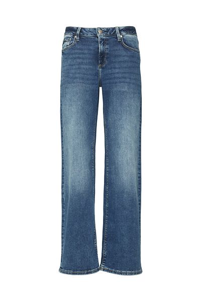 QS by s.Oliver Catie Denim - Mid Rise, široké kalhoty