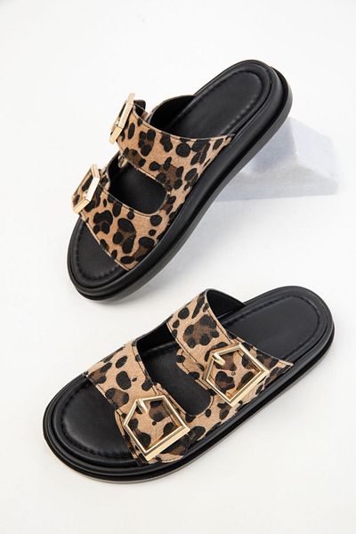 SOHO Dámské pantofle Leopard 20341