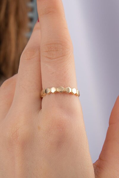 Fiyonk Kuyumculuk 14 Ayar Altın Petek Yüzük