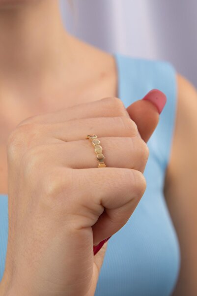 Fiyonk Kuyumculuk 14 Ayar Altın Petek Yüzük