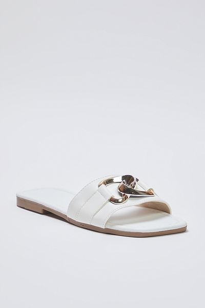TRENDYOL SHOES Weiße Hausschuhe