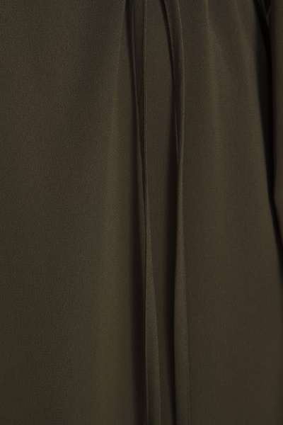 Trendyol Modest Βραδινό φόρεμα από χακί δαντέλα με λεπτομέρειες TCTSS25EB00136