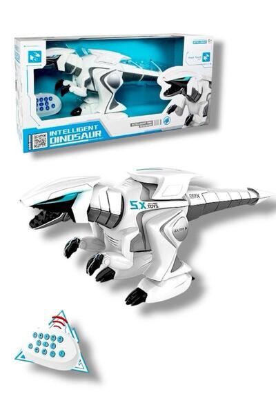 SAZE G17 Kutulu Uzaktan Kumandalı Full Fonksiyon Şarjlı Etkileşimli Işıklı, Müzikli Robot Dinozor