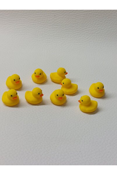 CharmFancy 4'lü Mini Sari Ördek Teraryum Obje Teraryum Süs Saksı Süs Minyatür...