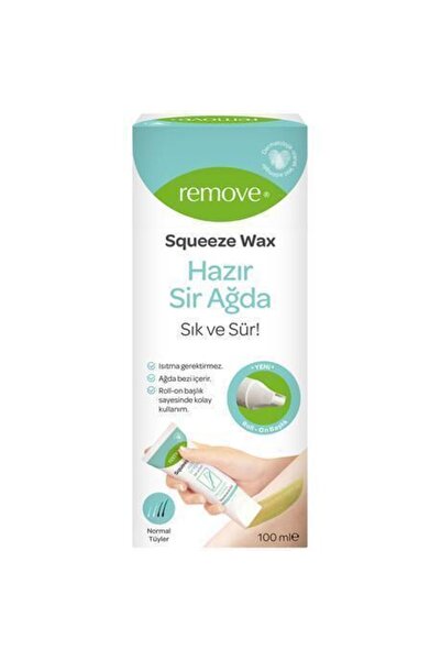 Genel Markalar Squeeze Wax Hazır Sir Ağda Normal Tüyler 100 ml