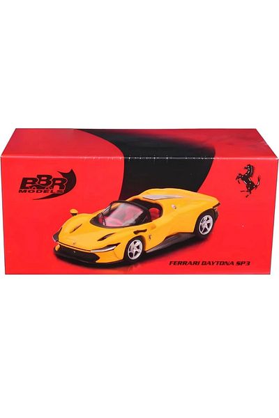 Eng Nessiworld Mini Gt 1/64 Bbr Ferrari Daytona Sp3 Giallo Modena