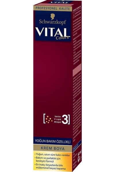 Vital Tüp Saç Boyası 7-65 Koyu Fındık Kabuğu