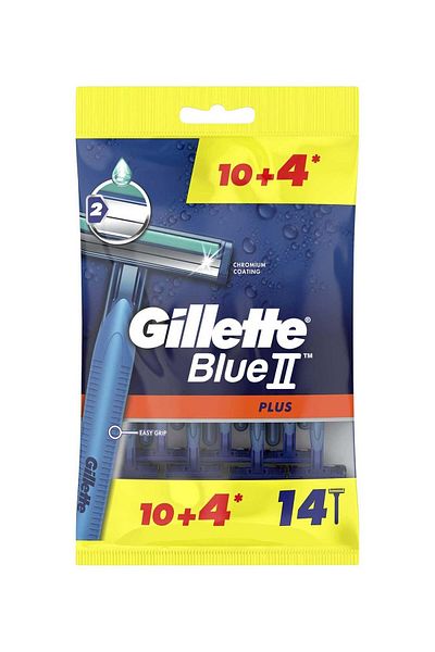Gillette Blue2 Plus 10/4 Used Shaving Blade
