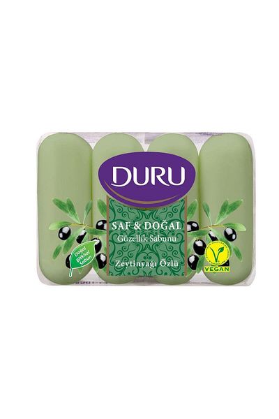 Duru Pure Natural Olive Oil Extract Beauty Soap Set of 4
