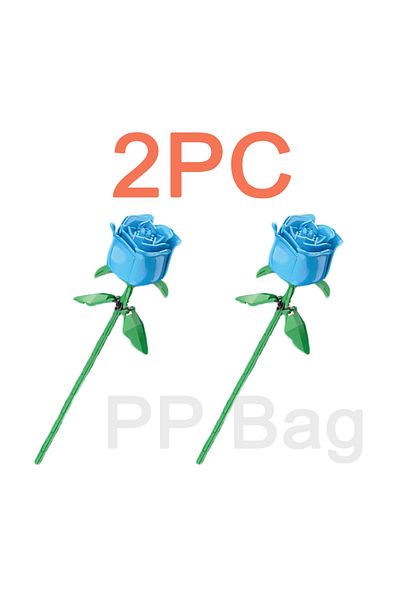 Choice 2PC-BL0003A 3PCS-Eternal Rose Couple Gift,Personalized Decorative Flower,Girl's Little Gift,Building